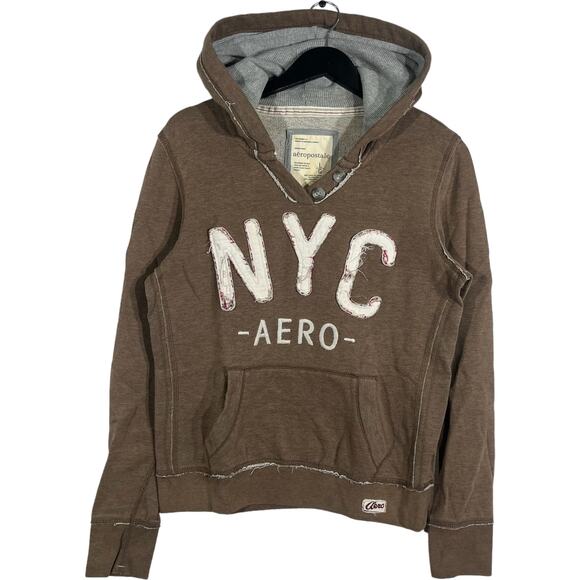 Women's Aeropostale NYC Pullover Hoodie - Picture 1 of 8